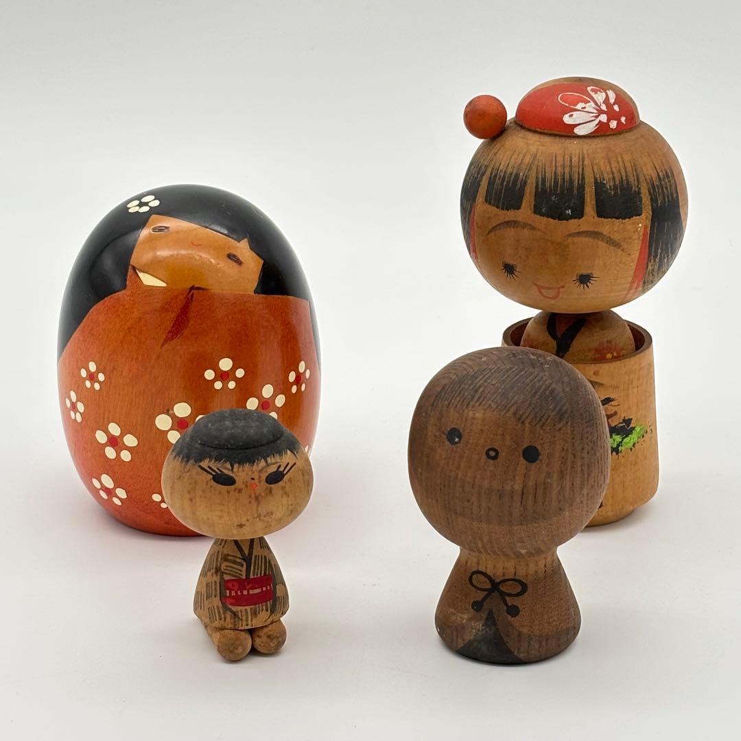 昭和レトロ こけしまとめ売り 民芸品 郷土玩具