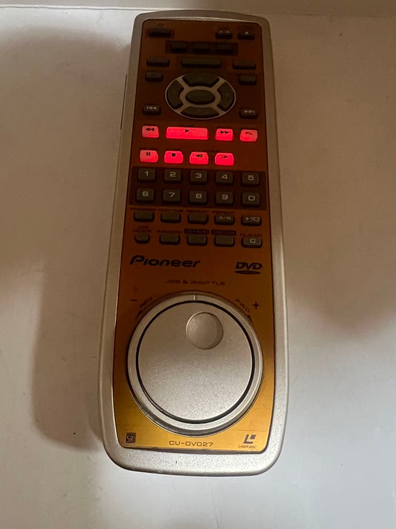 希少 Pioneer パイオニア LDプレーヤーリモコン CU-DV027