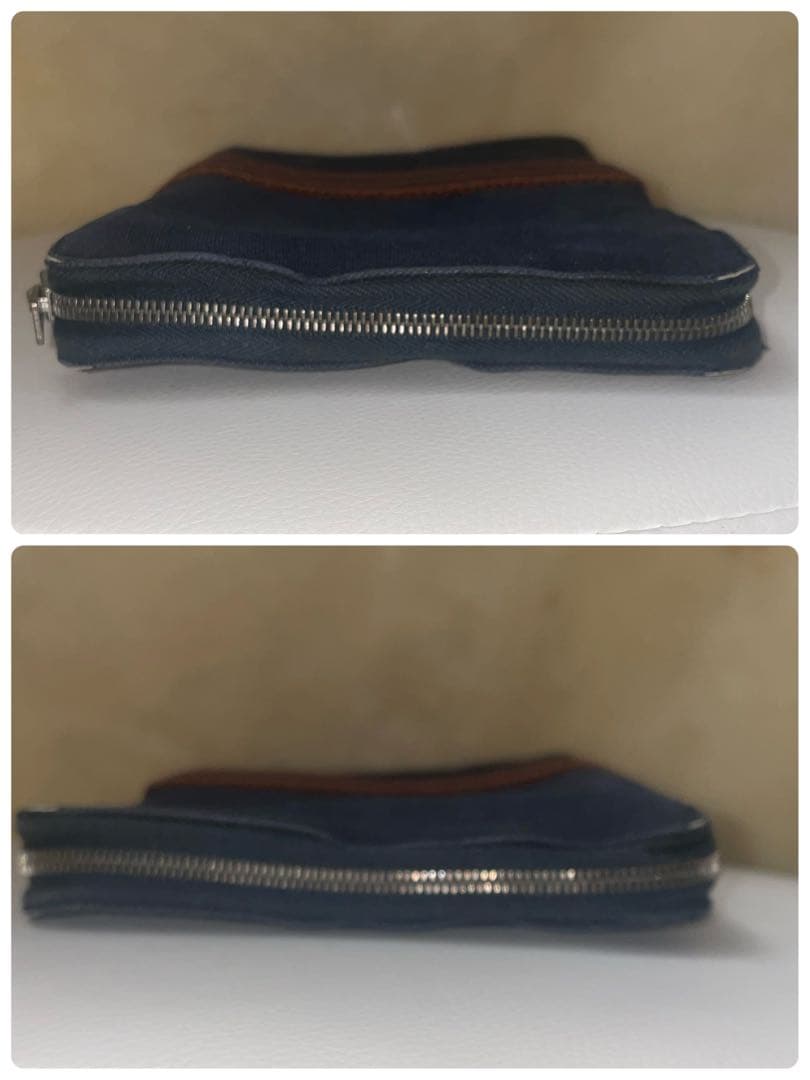 【HERMES】 エルメス パースGM エールライン 長財布 ラウンドファスナー