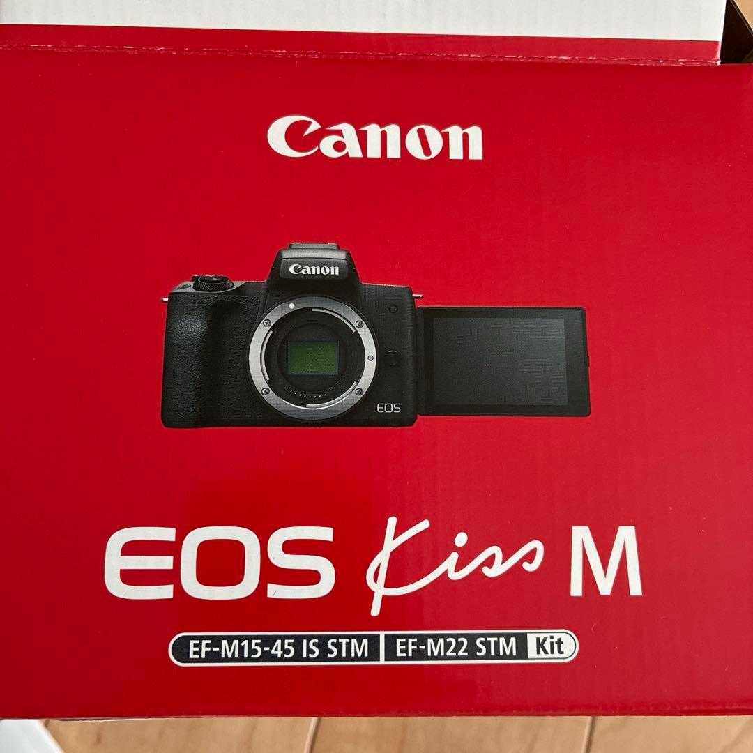 Canon EOS Kiss M ミラーレス一眼 セット ホワイト