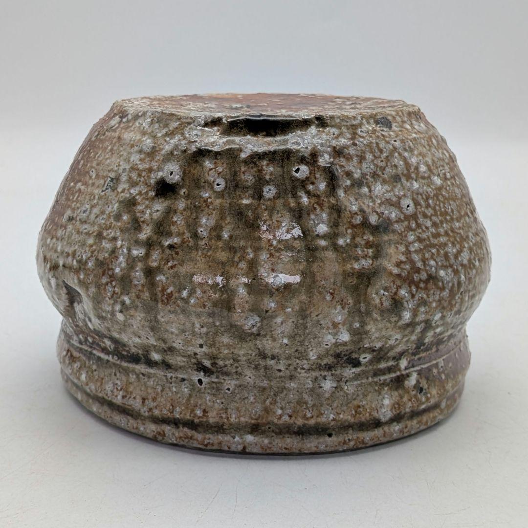 上田直方 信楽焼 建水 共箱 茶こぼし 抹茶道具 茶器 容器 食器 香炉 香爐
