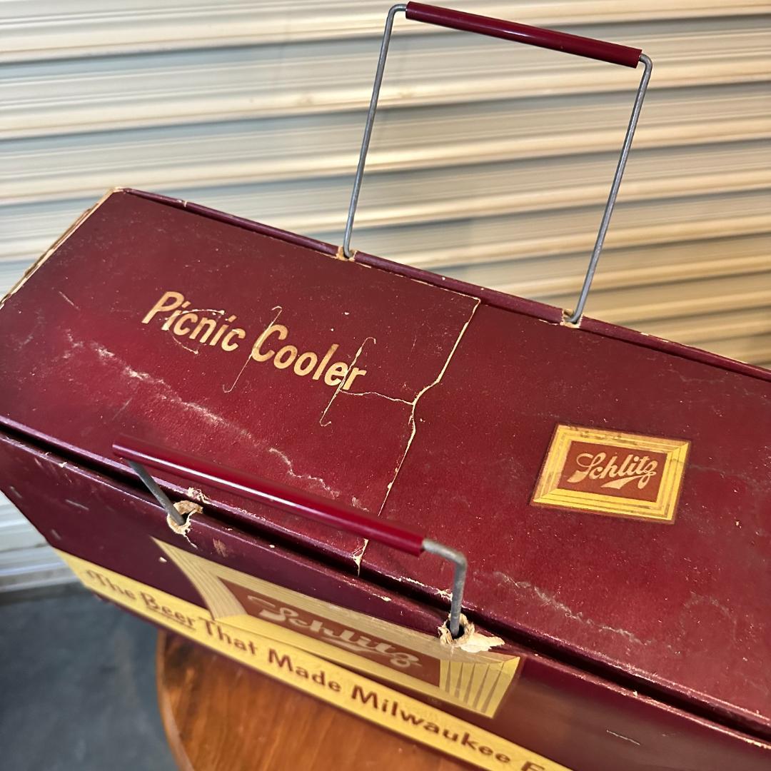 超希少！1952年製 Schlitz ヴィンテージピクニッククーラー