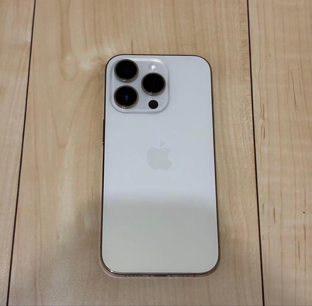 【美品】iPhone14pro SIMフリー 128GB ゴールド