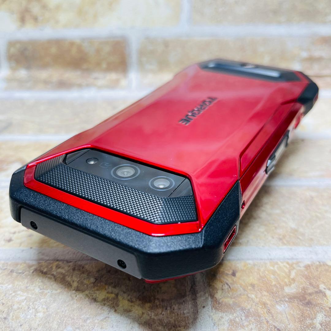 SIMフリー TORQUE 5G 128GB レッド 高耐久スマホ 動作良好