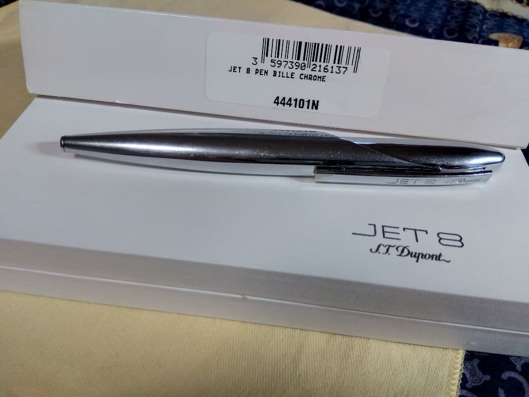 S.T.Dupont Jet 8 chromeグレー 　フルメタル ボールペン