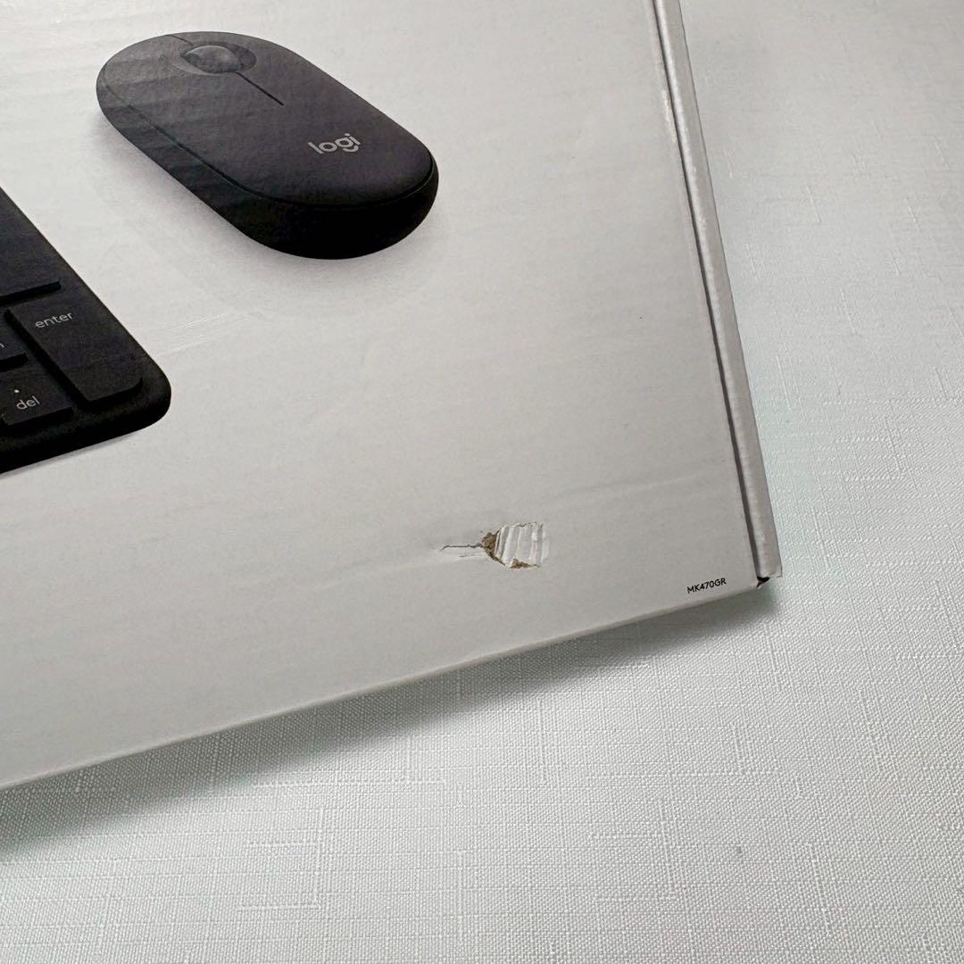 Logicool 静音 ワイヤレスマウス キーボード セット MK470GR