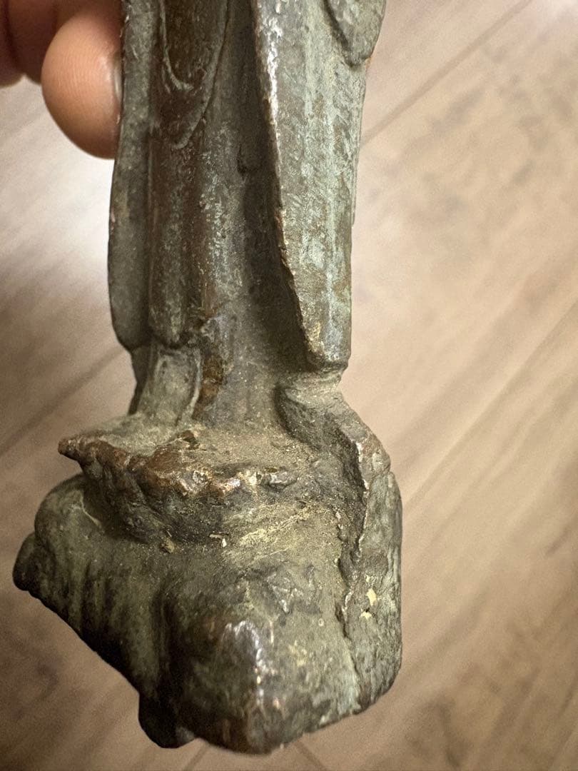 古仏像 　古董 古銅地蔵菩薩仏像