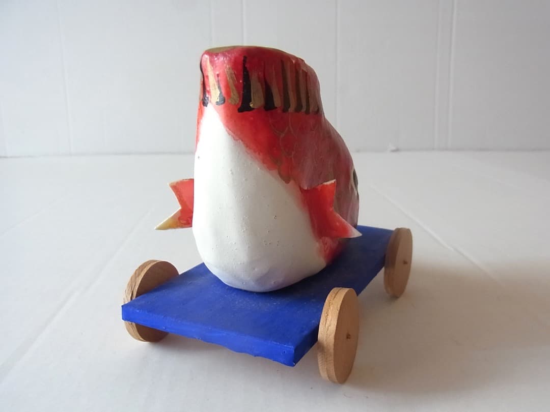 浜松張子『鯛車』／フォークアート 郷土玩具 民藝
