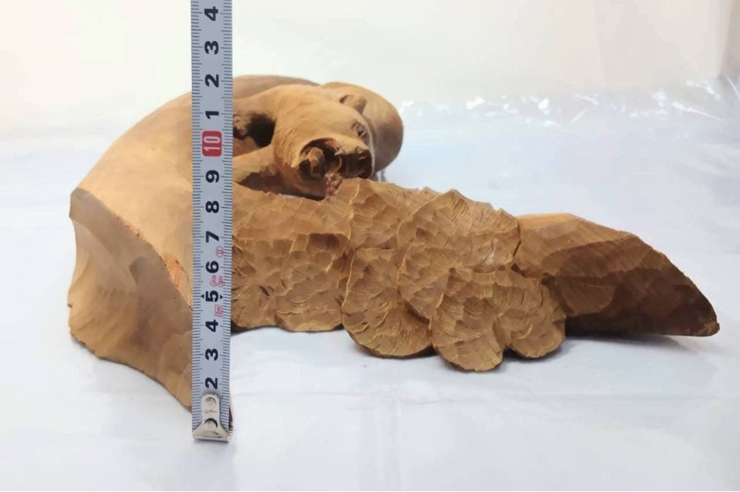 木彫り　熊　置物　インテリア　壁飾り　北海道　工芸品
