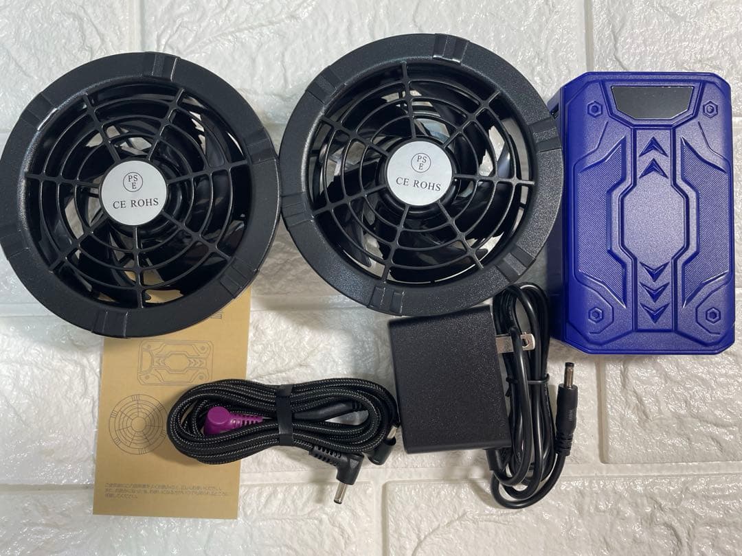 ❤️新品❤️ファンバッテリー 40V 空調服6段階風量 強力送風 バッテリー付き