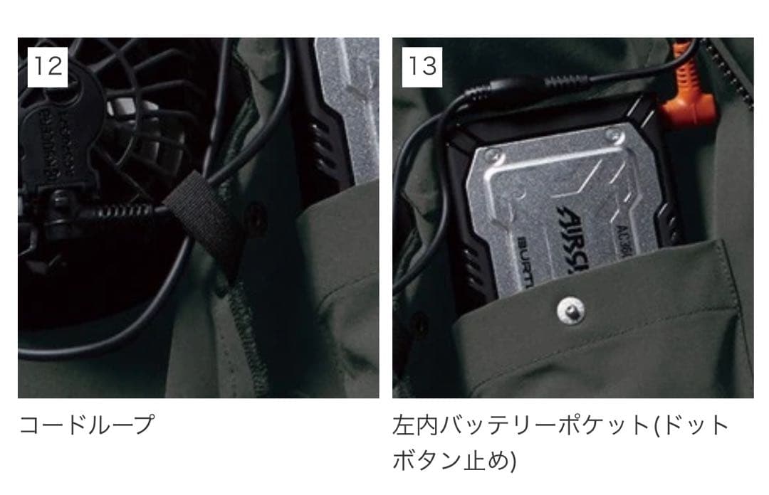 バートル AC2006 XL 半袖.サイドファン.ストレッチ.フルハーネス対応