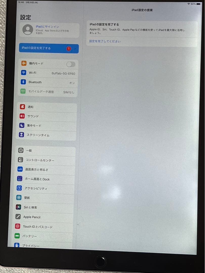 iPad Pro 12.9 第1世代 ジャンク 128GB セルラーモデル　美品