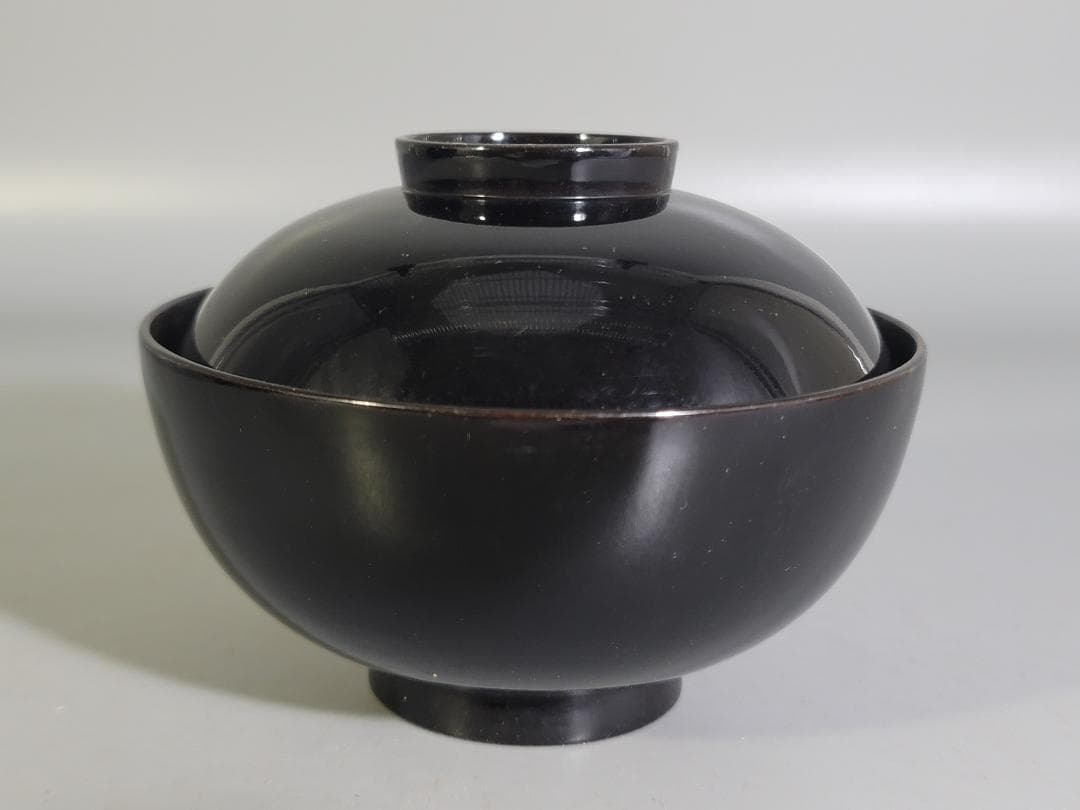 雲蒔絵 吸物碗 十客 平安堂製 共箱 美品 時代物