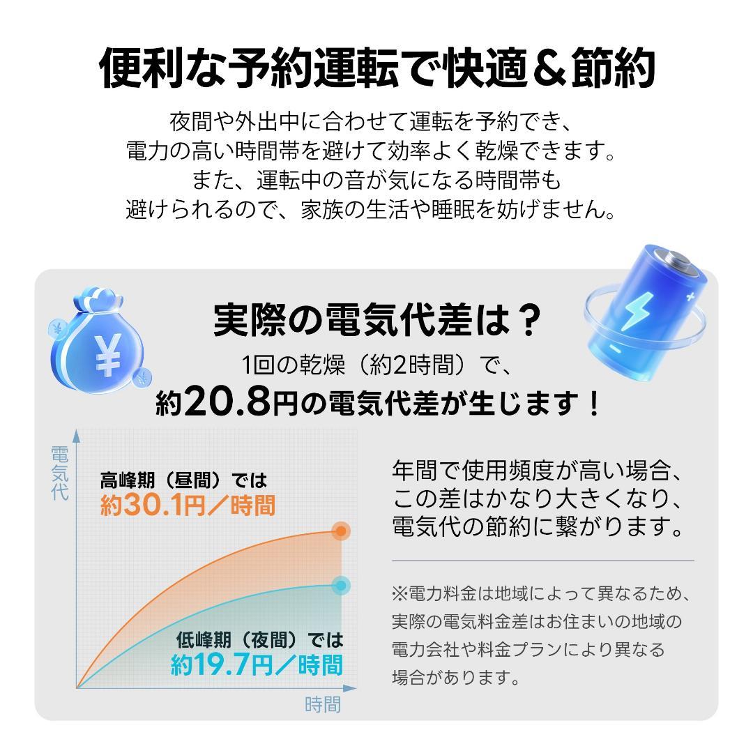 衣類乾燥機 6kg 家庭用 大容量 タイマー 節電 除湿 除菌 シワ取り ドラム
