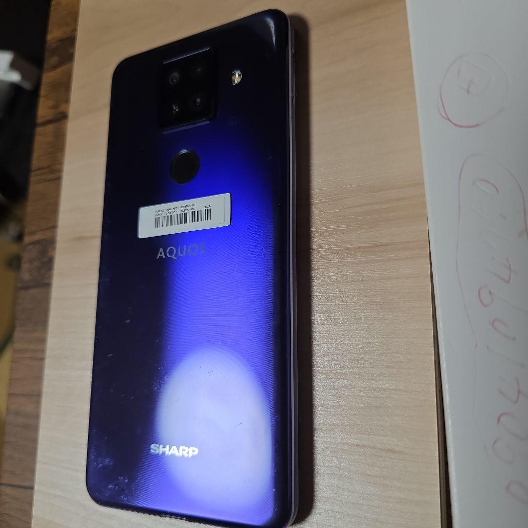 SHARP AQUOS sense4　plusパープル スマートフォン 本体