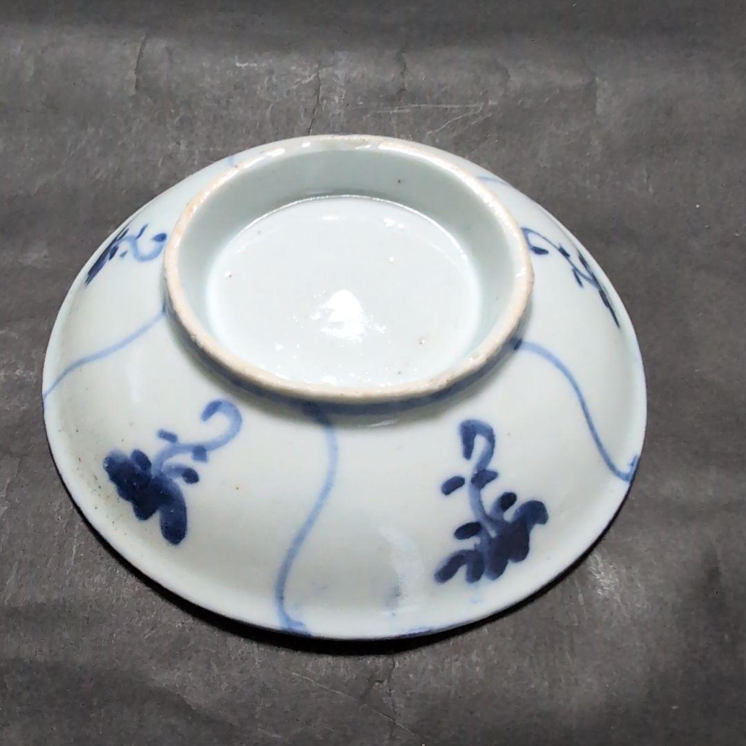 Spasibo　　李朝染付花文皿 　李朝染付皿　李朝白磁皿　李朝青花皿