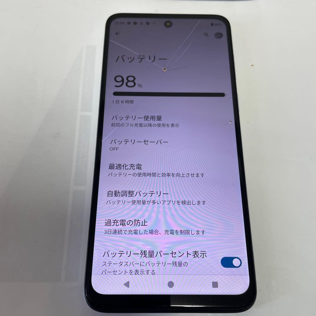 Motorola moto g53y 5G スマートフォン 本体 画面割れあり