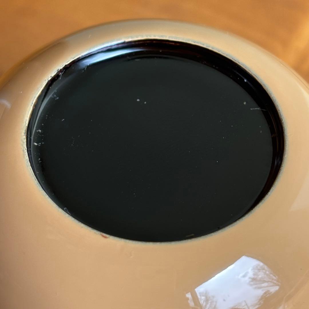 中出松峰作 白塗紫陽花蒔絵 中棗 共箱 茶道具 （4.5）