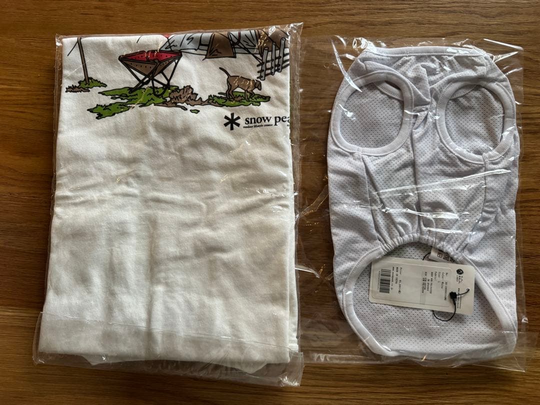 新品未開封★激レア★ペット(L)と飼い主(XL)のペアTシャツ★スノーピーク