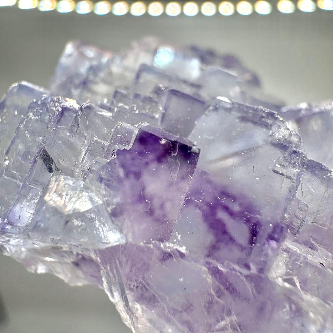 619 中国　ヤオガンシャン産　フローライト　古代都市結晶