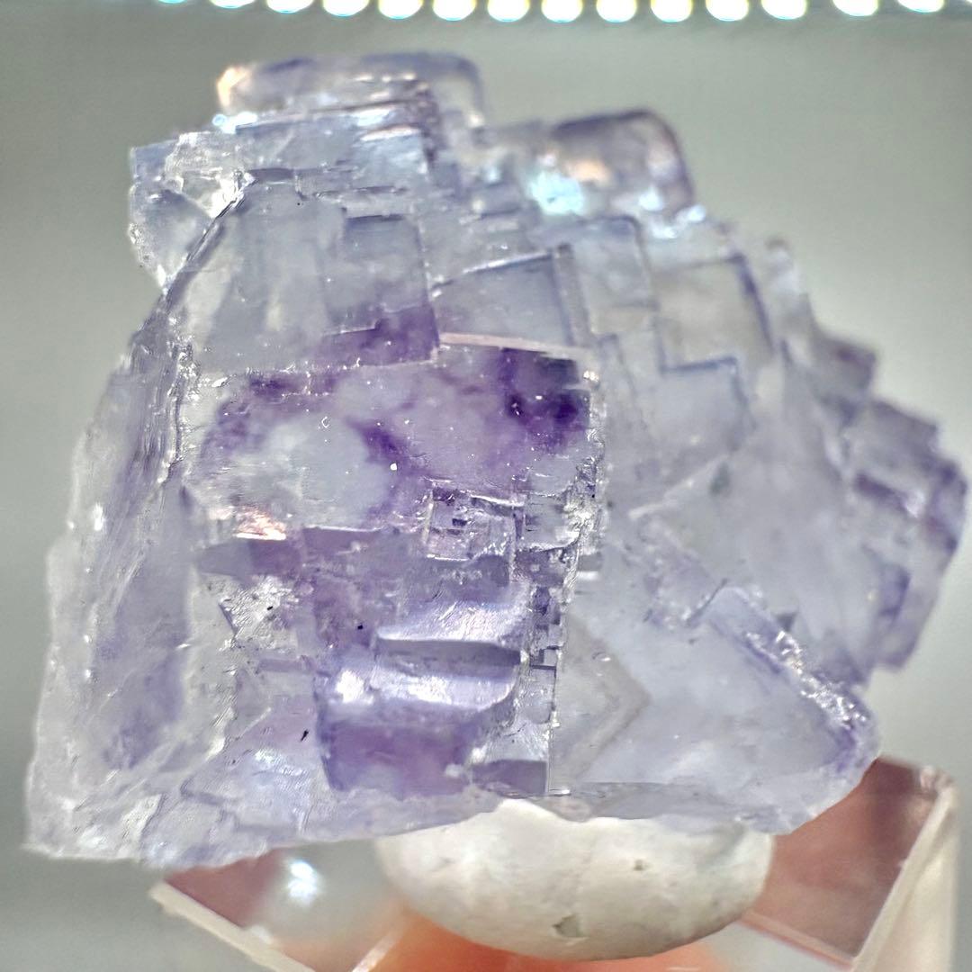 619 中国　ヤオガンシャン産　フローライト　古代都市結晶