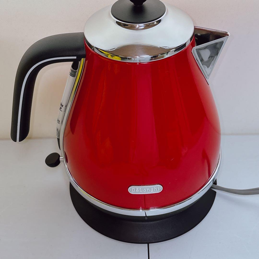 【極美品】デロンギ アイコナ 電気ケトル KBO1200J-R