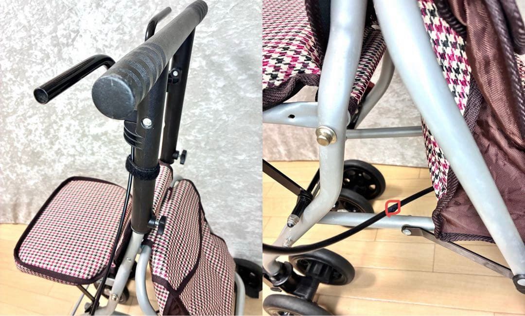 座れる！ 幸和製作所 TacaoF SICP02 シルバーカー 動作確認済み