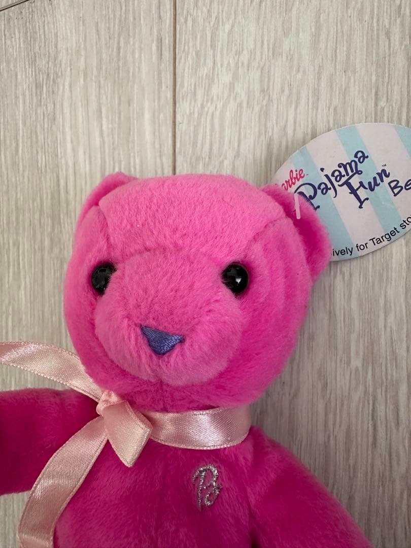 2000年バービーBarbieビーニーくま　ヴィンテージ ベア　ピンク