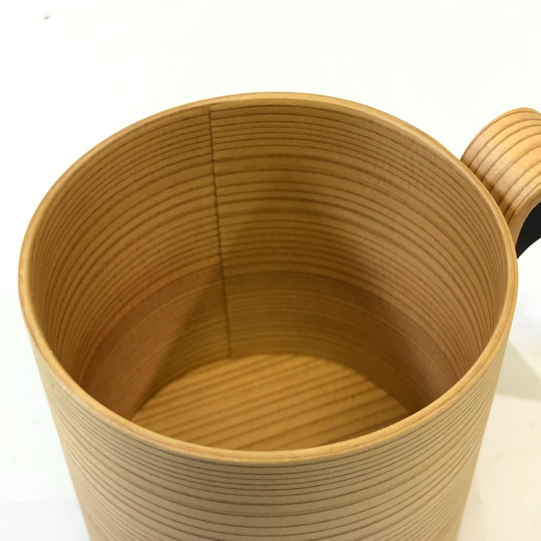 【未使用品】 大館工芸社 曲げわっぱ マグカップ 2個 セット