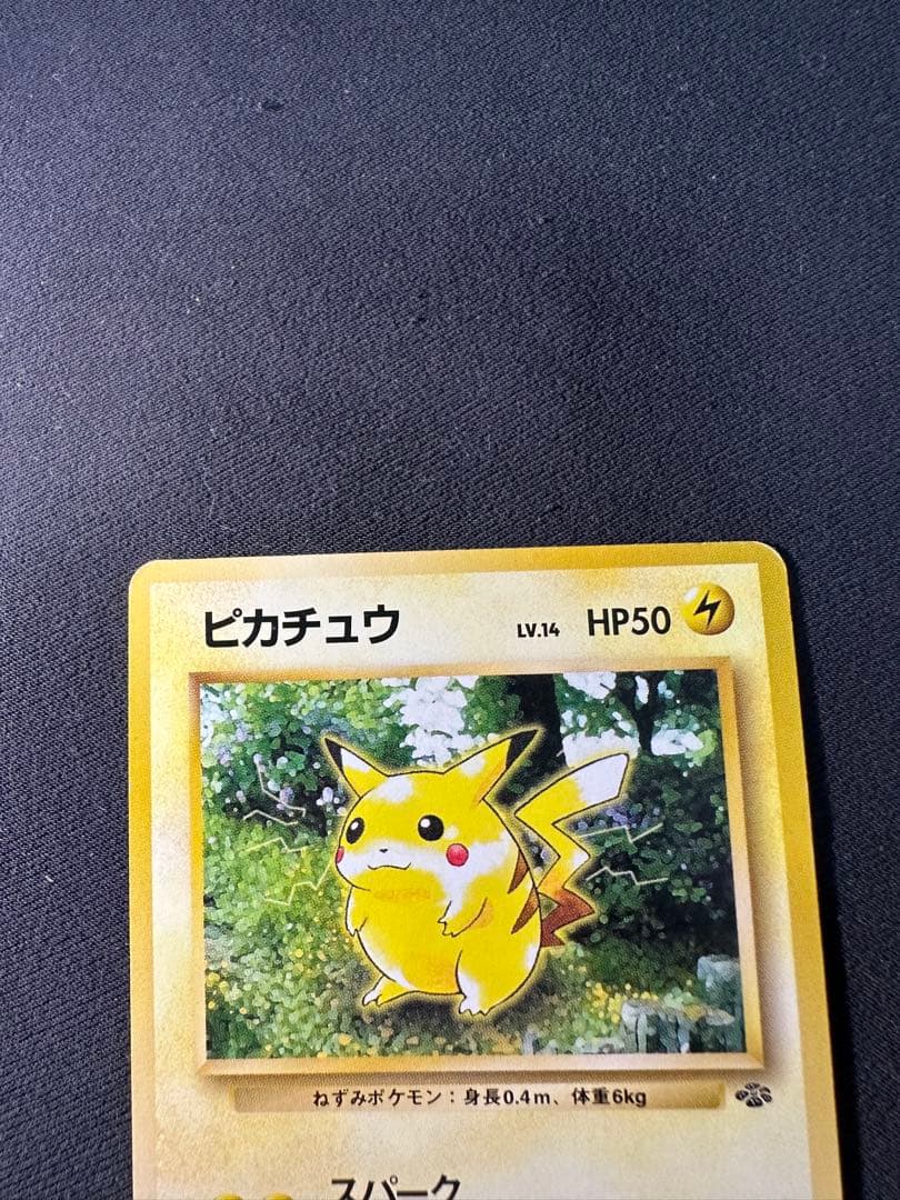 旧裏 良品 ピカチュウ ポケモンジャングル②センタリング○