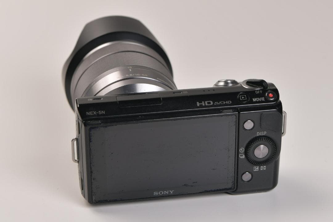 ソニ－NEX-5N+ストロボ+バッテリーグリップ(ジャンク扱い)