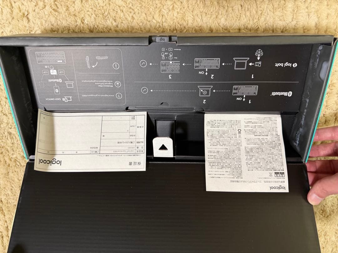 ロジクール SIGNATURE K855BG（赤軸、ブルーグレー）