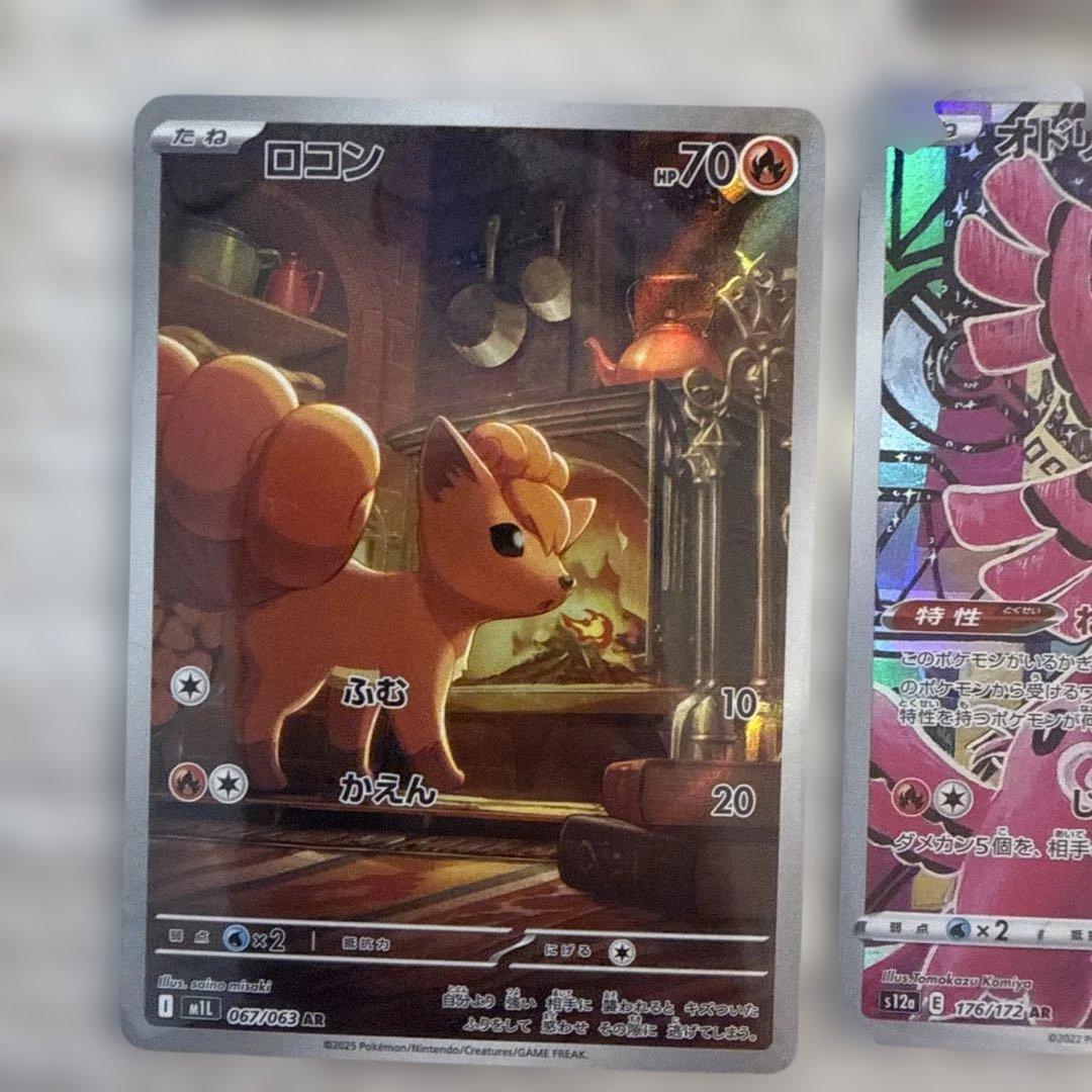 ポケモンカードセット　かみなり、ほのおタイプ　AR9枚セット