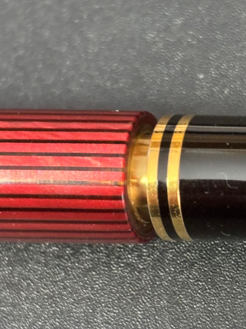 ペリカン スーベーレーン M800 赤縞 F 細字 万年筆