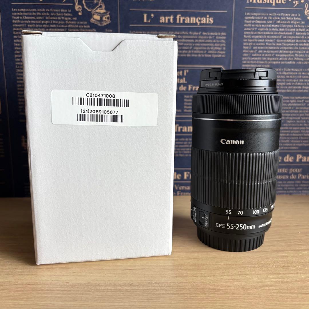 ❣️極美品❣️Canon EF-S 55-250mm STM望遠レンズ キャノン