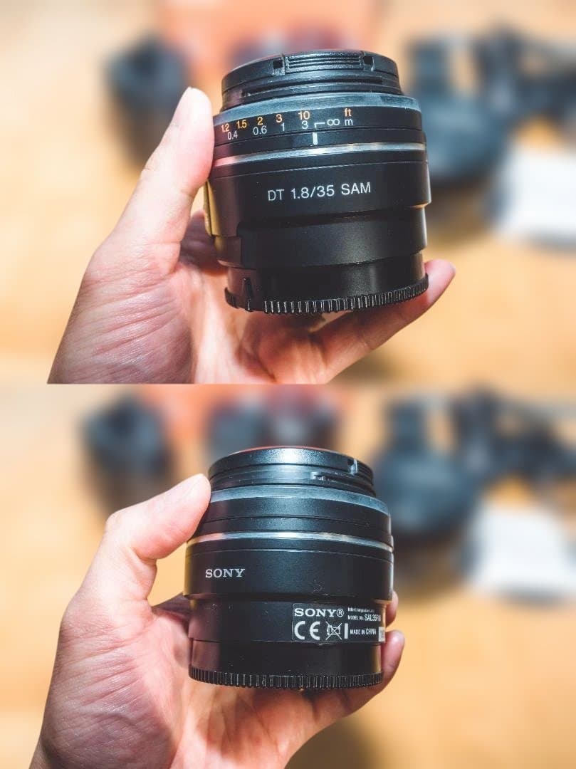 【ジャンク】SONY α100 デジタル一眼レフカメラ　レンズ4本セット
