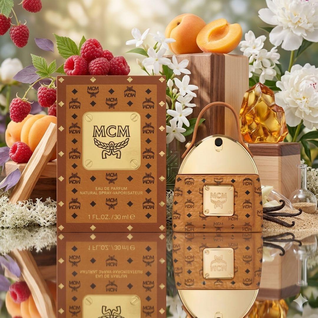 MCM オードパルファム 30ml 箱付き　バッグチャーム　フルーティフローラル