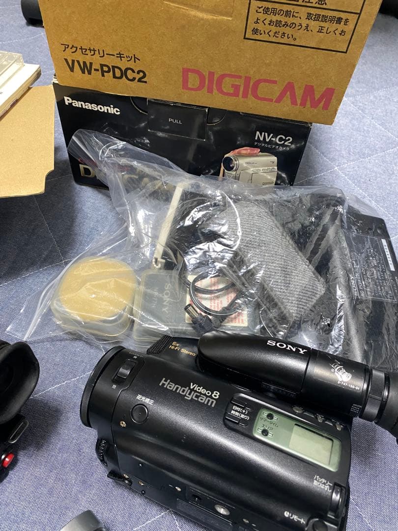 sony Panasonic nikon ビデオカメラ 動作未確認 8点