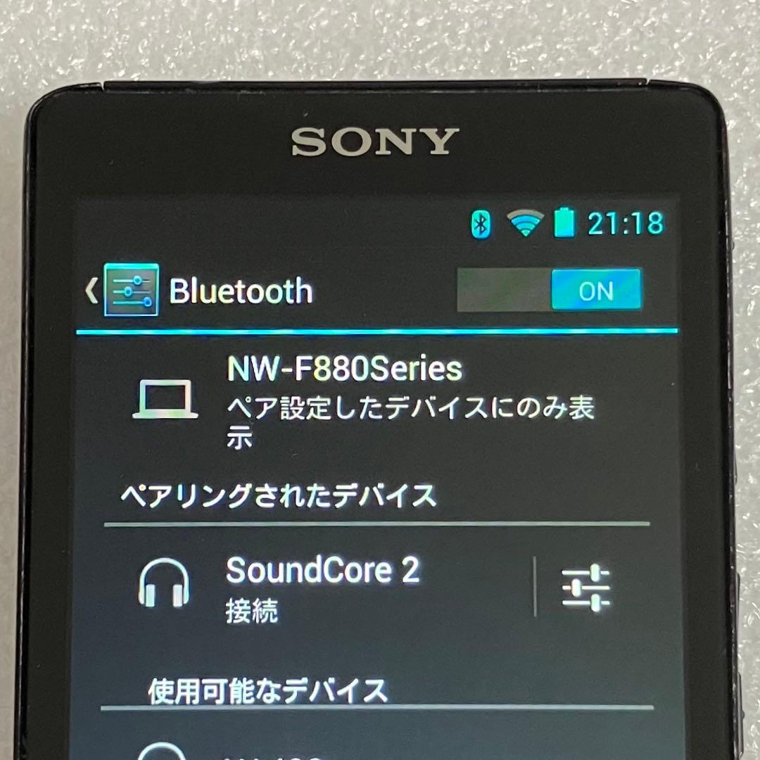 バッテリ　ディスプレイ良好】　ソニー ウォークマン　NW-F886 32GB 黒