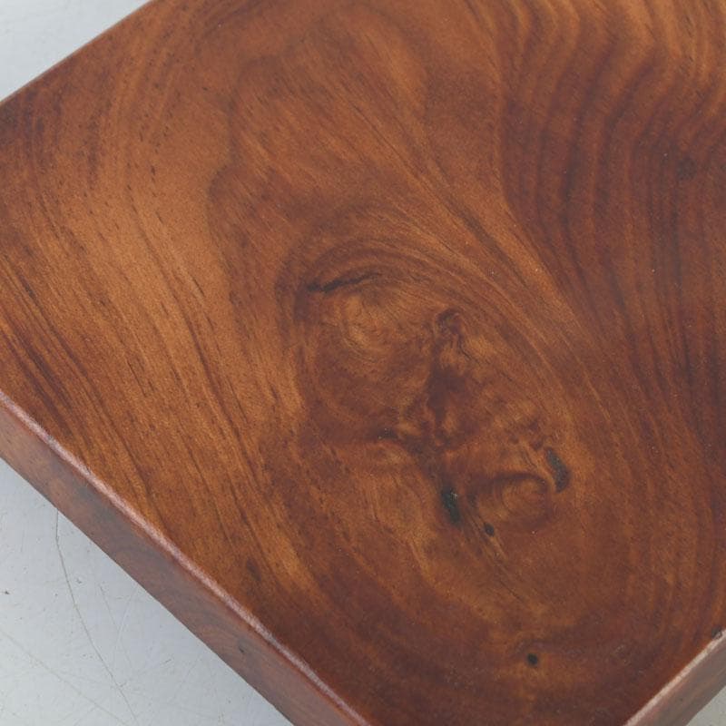 茶道具　臥龍松　四方香合　時代箱　V　9933
