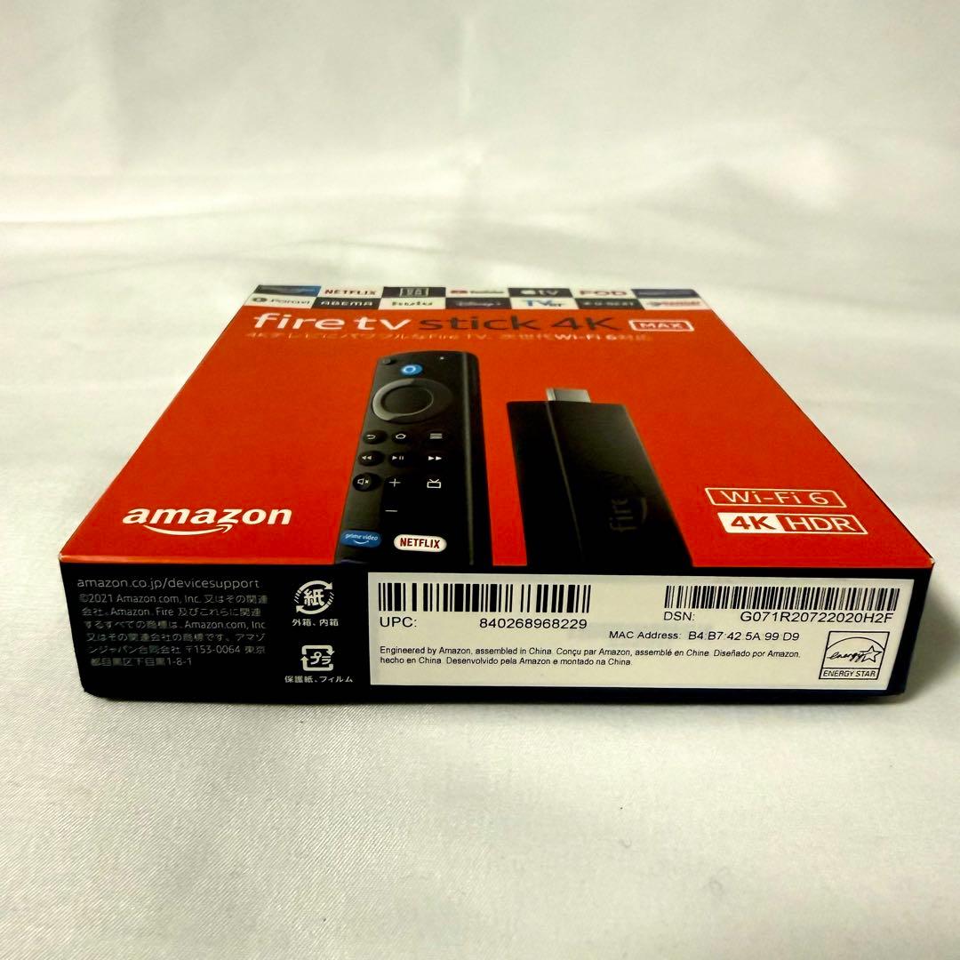 【新品未開封】Amazon Fire TV Stick 4K MAX