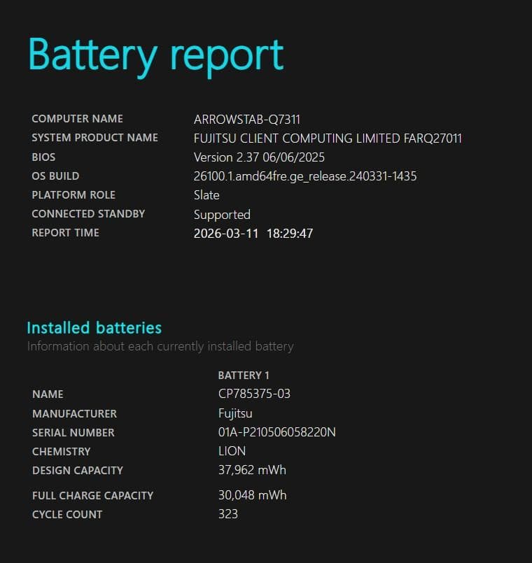 ◆ ArrowsTab Q7311/FB ◆ 第11世代Windowsタブレット