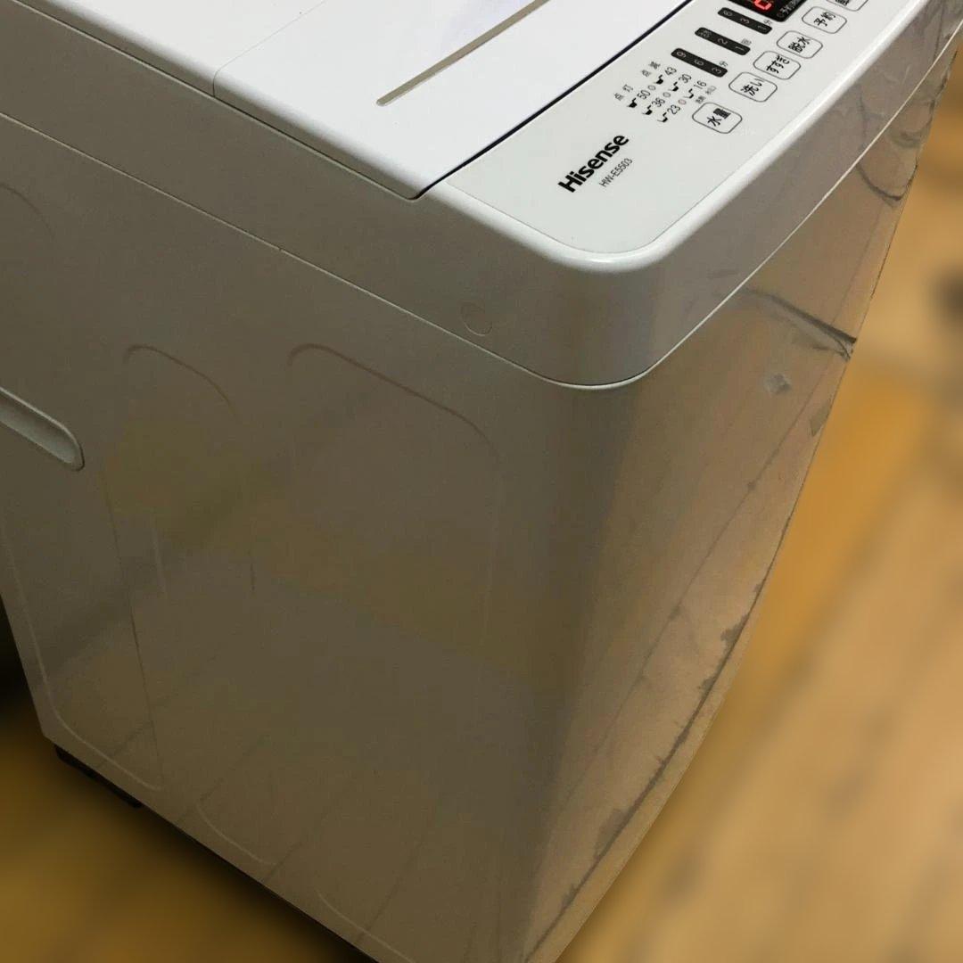 美品 ハイセンス 洗濯機 HW-E5503 2020年製 単身 260320-1