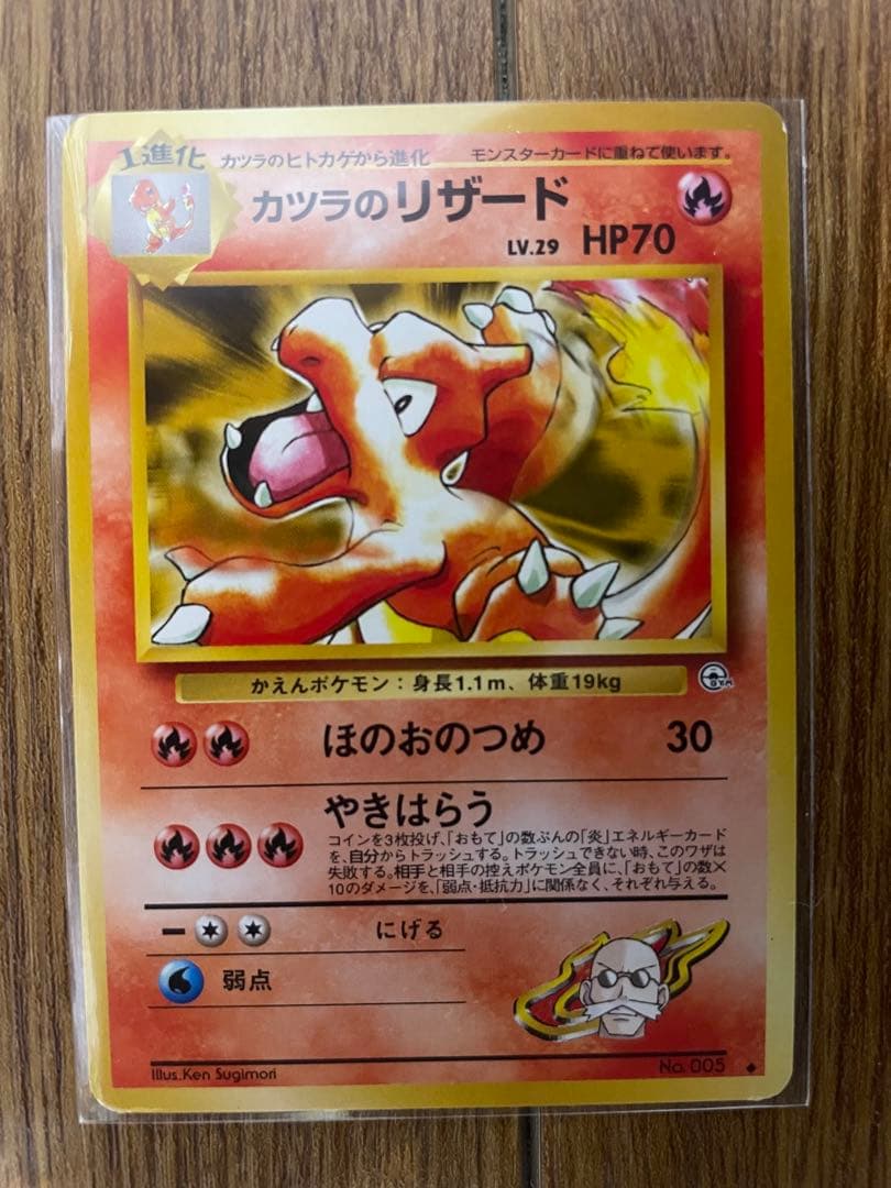 【旧裏】ポケモンカード ヒトカゲ・リザード 7枚まとめ売り カツラ/わるい