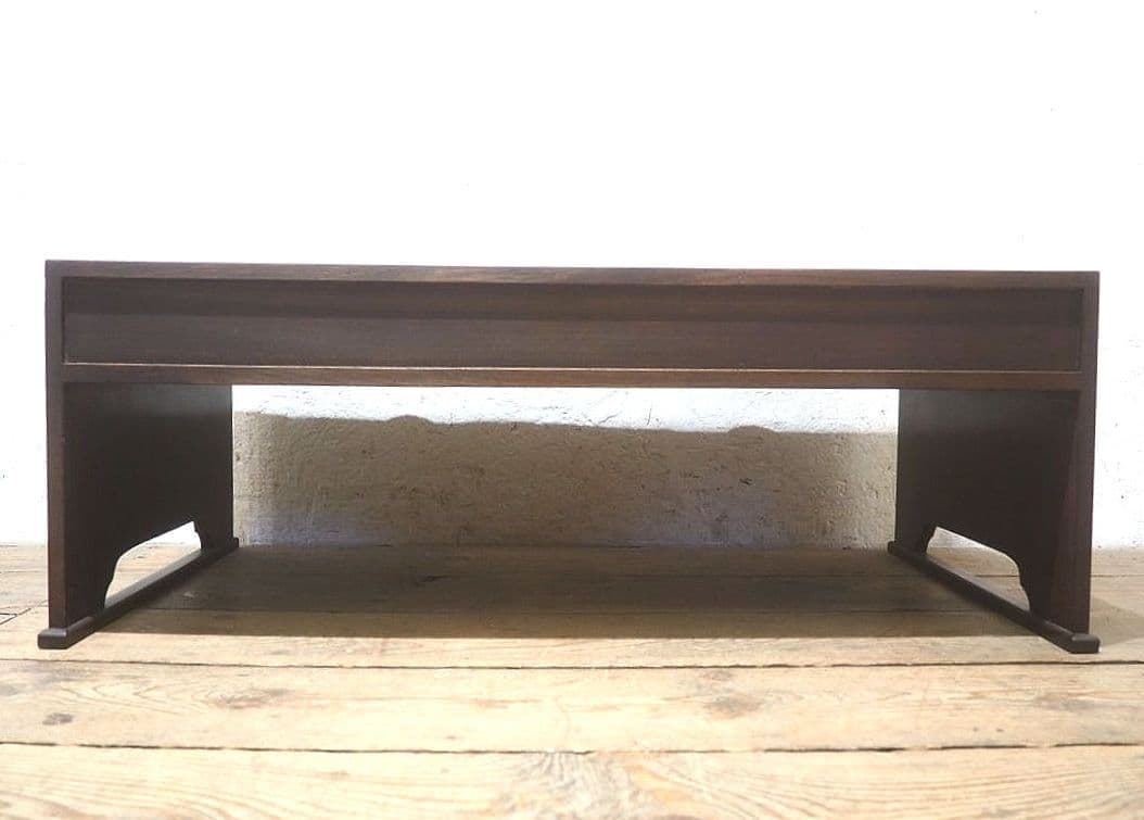 1465 ヴィンテージ　レトロな文机　ローテーブル　引き出し　展示台　飾り棚