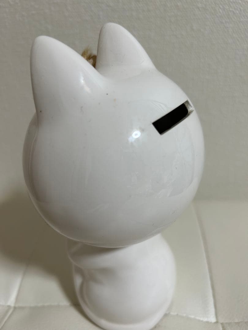 モ*)様 内藤ルネ 貯金箱 ねこ 陶器製