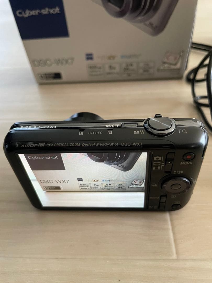SONY Cyber shot DSC-WX7 コンパクトデジタルカメラ 黒