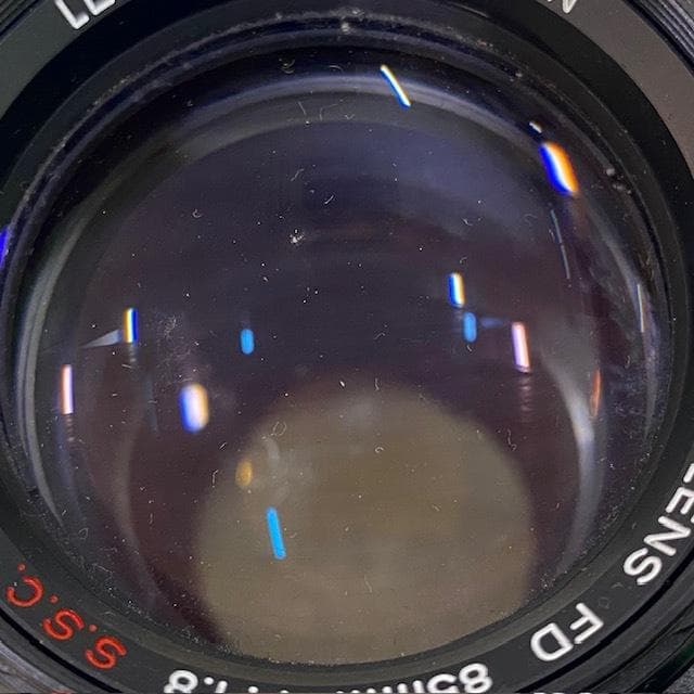 Canon キャノン LENS FD 85mm 1:1.8　レンズ　動作未確認