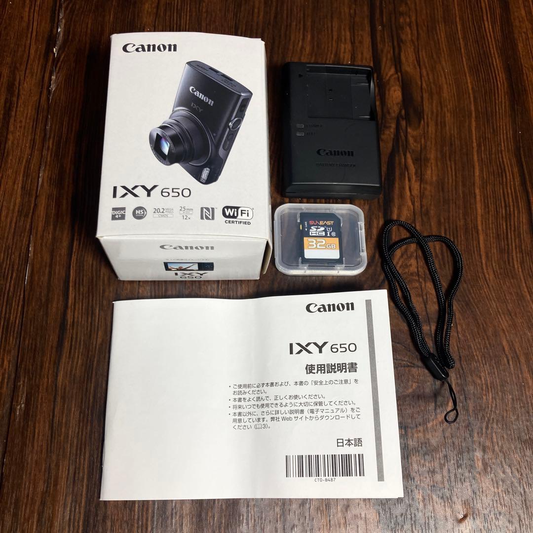 極美品 Canon IXY650 コンパクトデジタルカメラ コンデジ デジカメ
