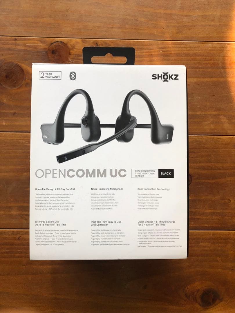 SHOKZ OPENCOMM ワイヤレスヘッドセット